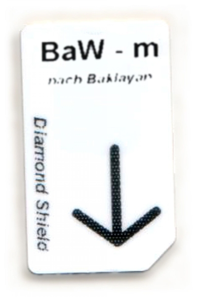 Chip Card Diamond Shield (BAW-m)